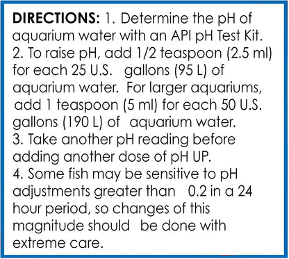 pH Up Freshwater Aquarium pH Raising Solution - 16 oz Bottle