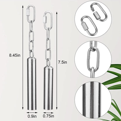 Stainless Steel Bird Bells Toy for Parrots, Macaws, African Greys, Amazons, Eclectus, Cockatoos, Parakeets, Cockatiels, and Squirrels - Cage Stand (Small)