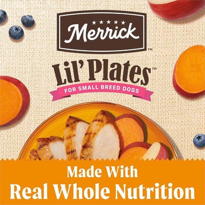 Lil' Plates Premium Grain-Free Dry Dog Food for Small Breeds, Featuring Real Chicken and Sweet Potato Kibble - 20 lb Bag