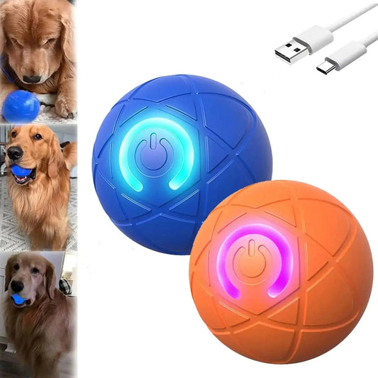 Vibrating Dog Ball Shaky Ball Toy for Dogs Automatic Moving Dog Toy Ball for Dogs Toy Ball Vibrating Ball for Dogs for/Small/Medium/Large Dogs USB Rechargeable (2PCS-Mix) Pets Best shop