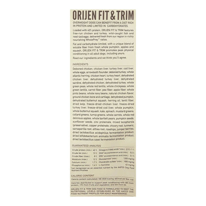 Fit & Trim Biologically Appropriate Grain-Free Dry Dog Food, 4.5 Lb