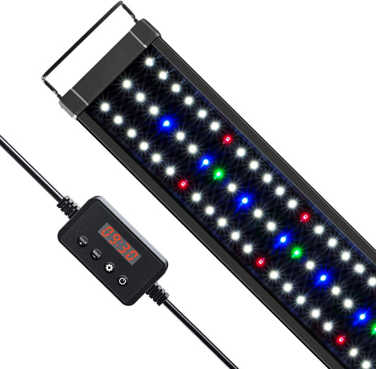 ClassicLED Plus Aquarium Light with Timer, 32 Watts, Suitable for 48 to 54 Inch Tanks, Daylight and Moonlight Cycle