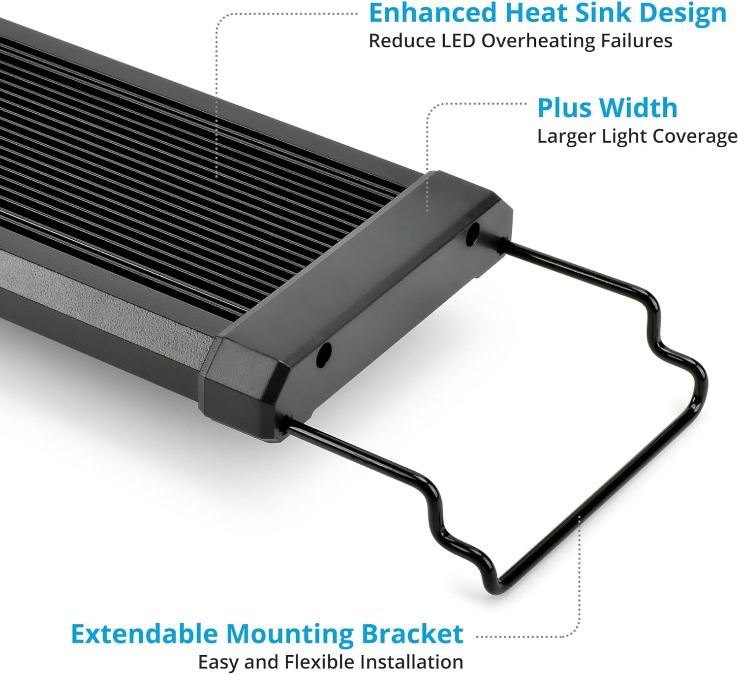 ClassicLED Plus Aquarium Light with Timer, 32 Watts, Suitable for 48 to 54 Inch Tanks, Daylight and Moonlight Cycle