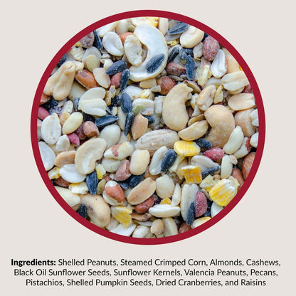 Fruit & Nut Wild Bird Seed, High Energy Wild Bird Food Mix - 5 Lb. Bag