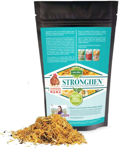 All-Natural Backyard Chicken Nesting Herbs Supplement for Immune System Support (Stronghen) - 5 Ounces