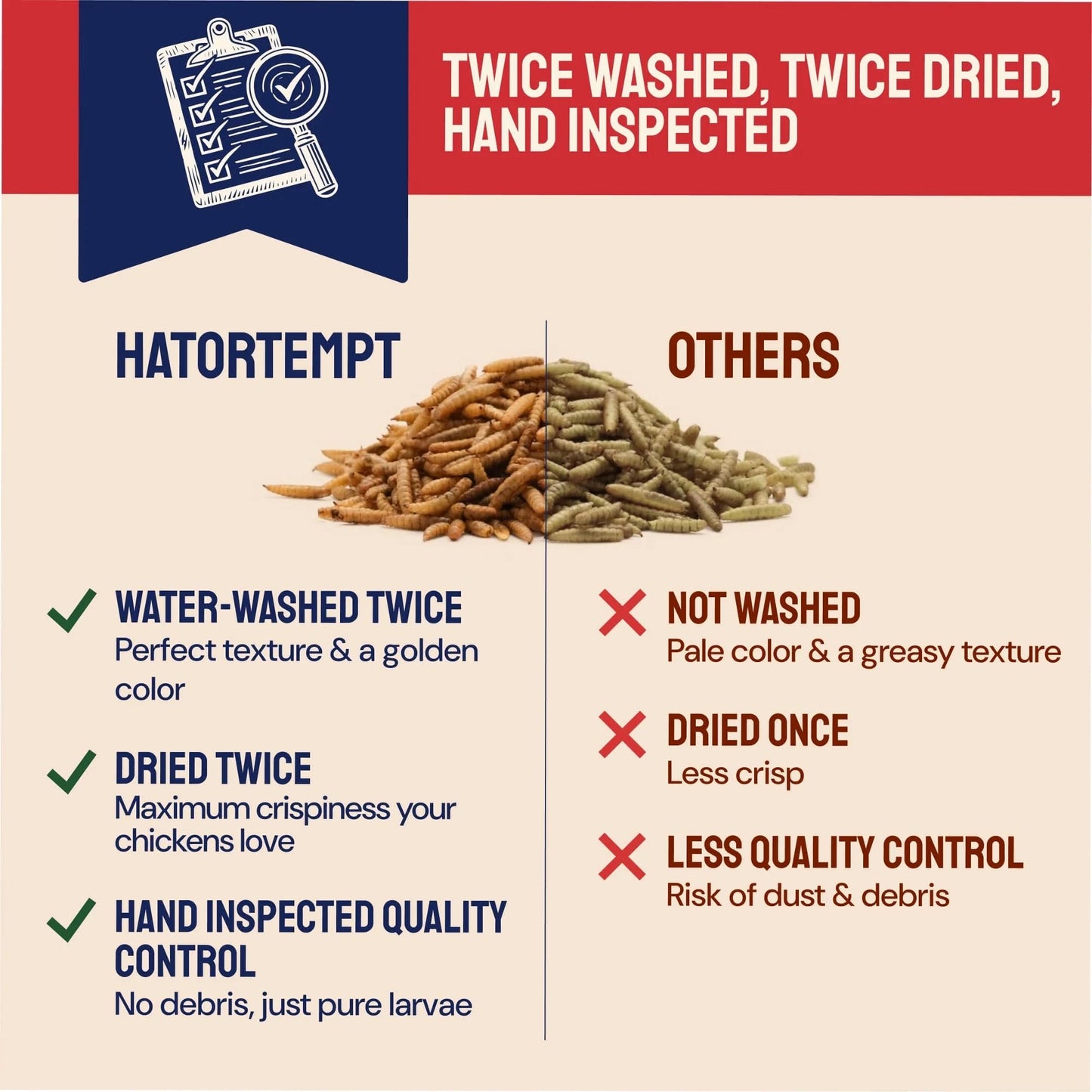 Black Soldier Fly Larvae Dry Chicken Feed for Laying Hens, 5Lb. Bag