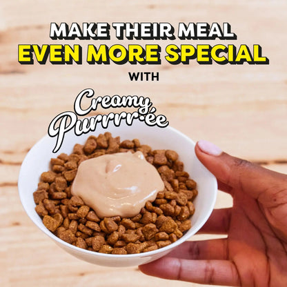 Creamy Puree with Chicken Squeezable Lickable Wet Treats for Cats, 0.42 Oz (16 Pack)