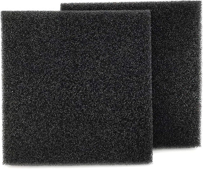 Bio Sponge Filter Media Pads, Customizable Foam Sponges for Aquarium Fish Tanks (9" x 9" x 1", 2 Pack)