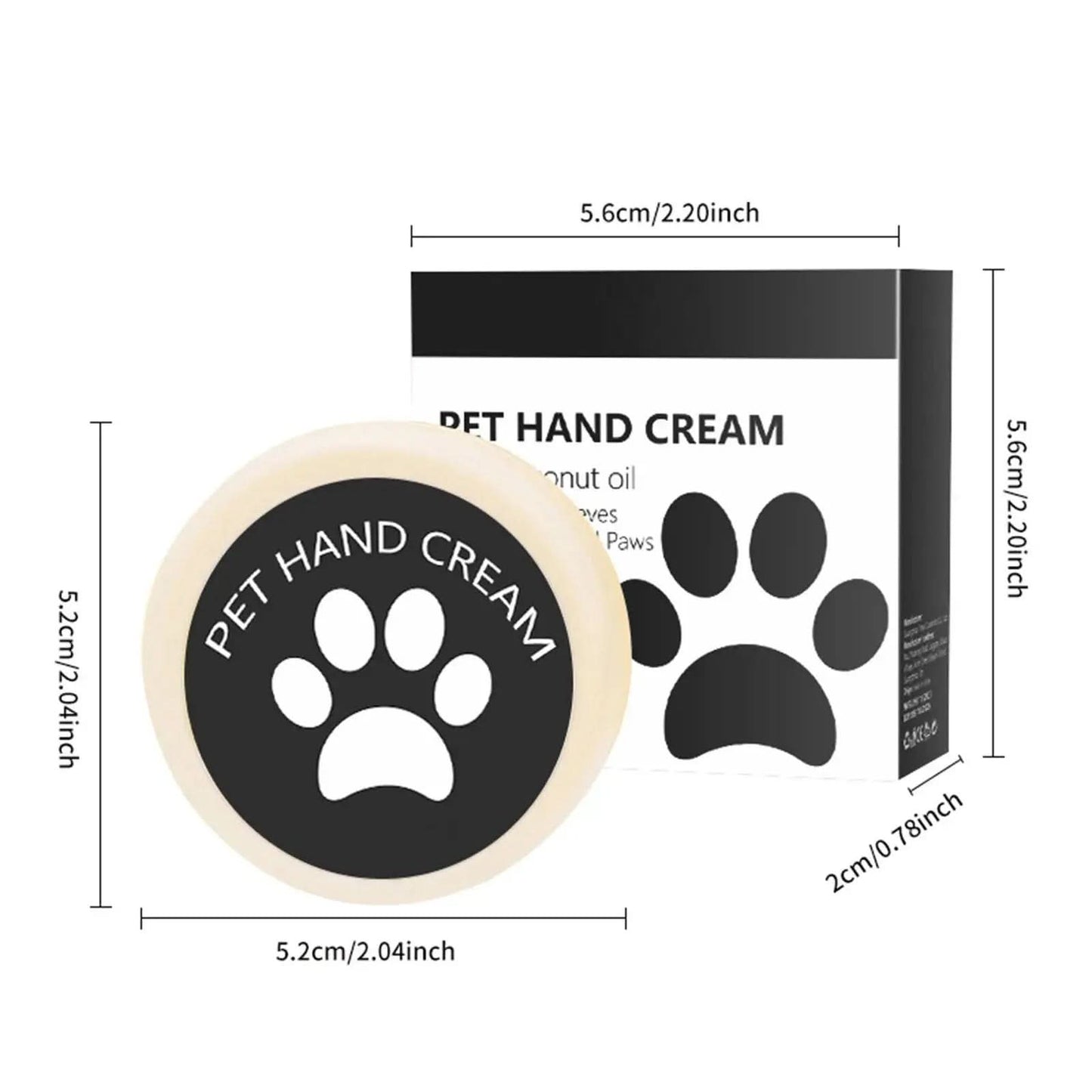 Pet Paw Care Cream - Nourishing Balm for Dog and Cat Paw Protection and Foot Care