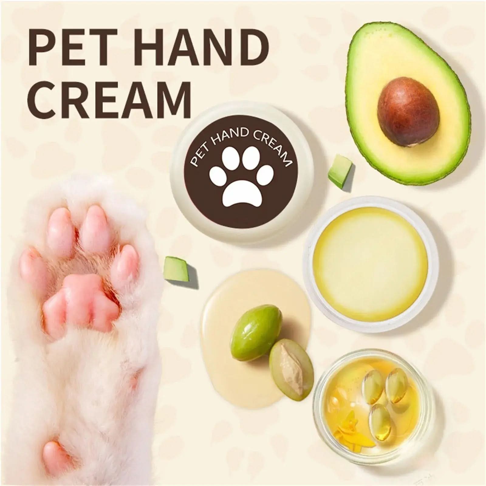 Pet Paw Care Cream - Nourishing Balm for Dog and Cat Paw Protection and Foot Care