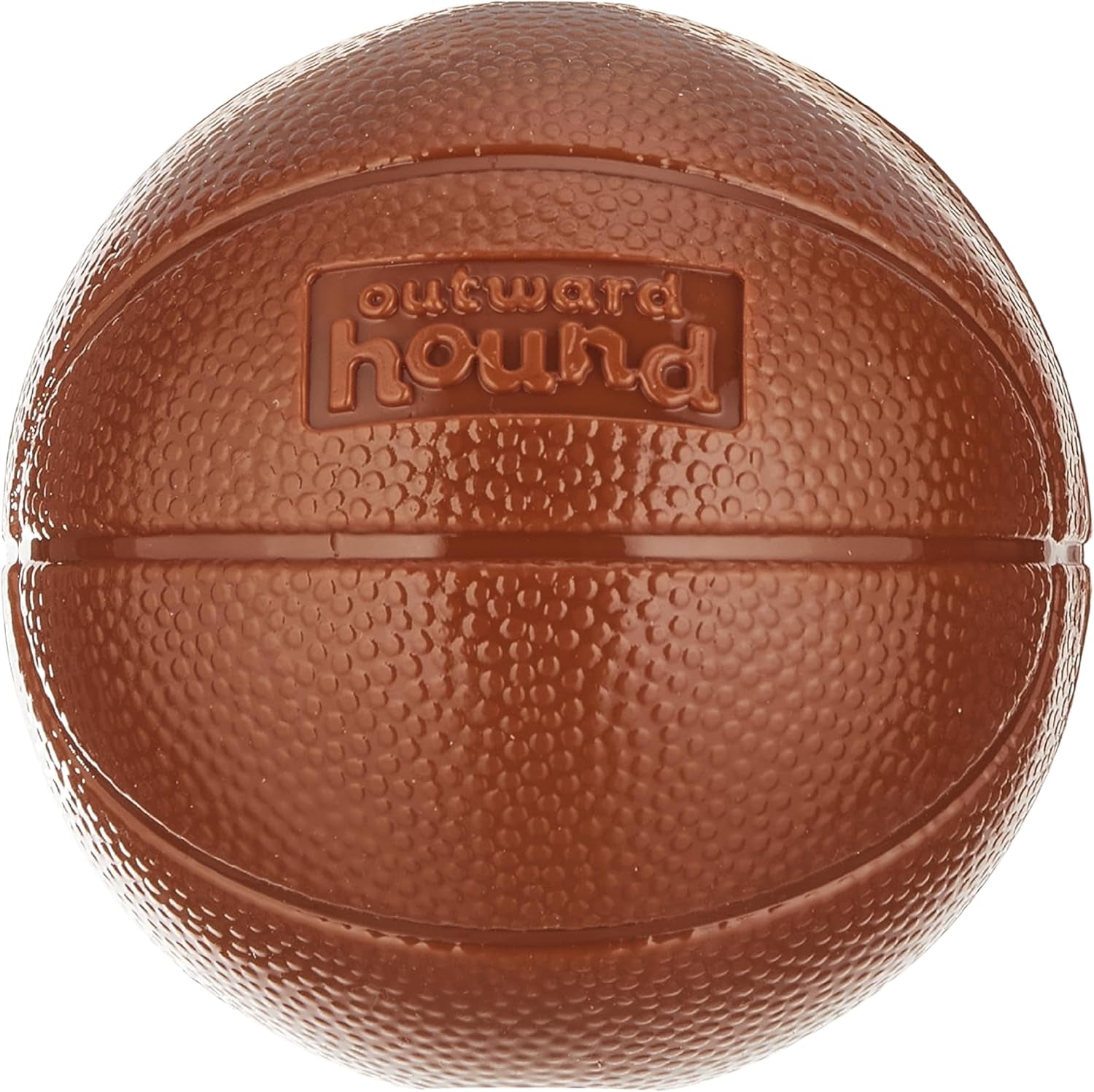 Planet Dog Basketball - Durable Treat-Dispensing Dog Ball, Interactive Fetch Toy, Orbee-Tuff Material, Mint Scented, BPA-Free, Suitable for Indoor and Outdoor Play, Brown