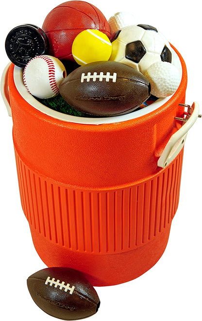 Planet Dog Basketball - Durable Treat-Dispensing Dog Ball, Interactive Fetch Toy, Orbee-Tuff Material, Mint Scented, BPA-Free, Suitable for Indoor and Outdoor Play, Brown
