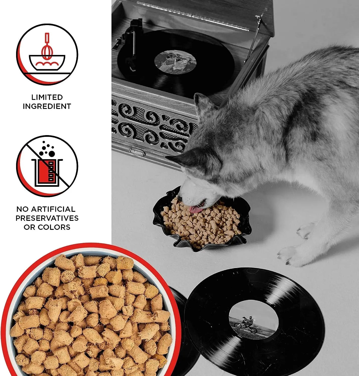 Rawbble Freeze-Dried Dog Food, Beef Recipe, 12 Oz - 98% Meat and Organs, No Fillers - Convenient Raw Dog Food for Meals, Treats, or Food Toppers - Made in the USA in Small Batches