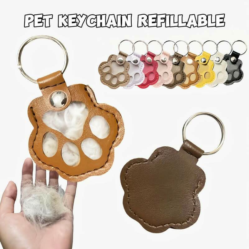 Pet Commemorative Keychain Storage for Dogs, Cats, Fur, Dog Claws, Pendants, Pet Hair Storage