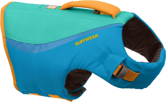 Float Coat Premium Dog Life Jacket - Adjustable Buoyancy Swim Vest with Lift Handle, Secure Fit, and Reflective Trim for Swimming, Boating, and Outdoor Activities, Blue Dusk, X-Small
