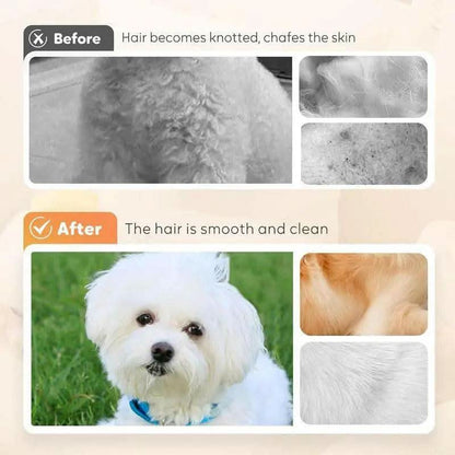 Pet Bath Brush 2 in 1 Dog Bath Brush with Built-In Shampoo Dispenser Multi-Functional Dog Bath Brush for Long & Short Haired Dogs Cats Shower