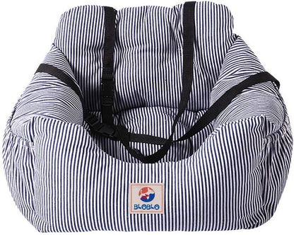 Pet Booster Seat for Dogs - Travel Safety Car Bed with Storage Pocket