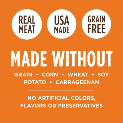 Healthy Cravings Grain-Free Real Chicken Recipe Natural Wet Cat Food Topper by , 3 Ounce (Pack of 24)