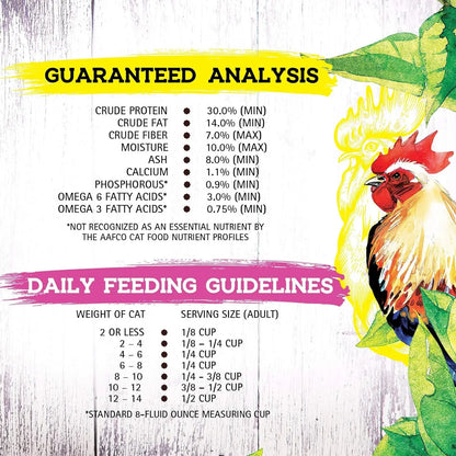 ® Chicken Recipe Dry Cat Food – Complete and Balanced, Meat-First, Legume-Free – 4 lb Bag