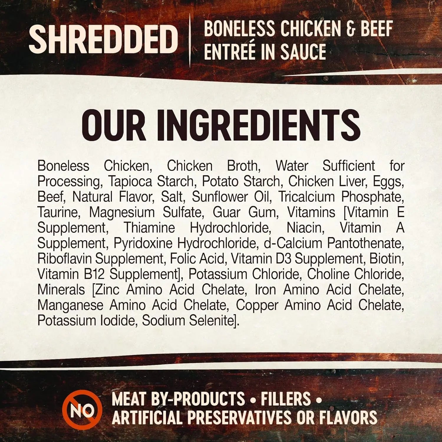 CORE Signature Selects Shredded Adult Wet Cat Food, Natural Protein-Rich Grain-Free, 2.8 Ounce, 12-Pack (Chicken & Beef Entrée)