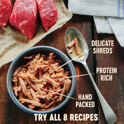 CORE Signature Selects Shredded Adult Wet Cat Food, Natural Protein-Rich Grain-Free, 2.8 Ounce, 12 Pack (Chicken & Turkey)