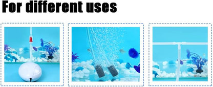 25 Feet Clear Aquarium Airline Tubing - Standard 3/16” Air Hose for Fish Tank Air Pumps, Hydroponics, and Ponds