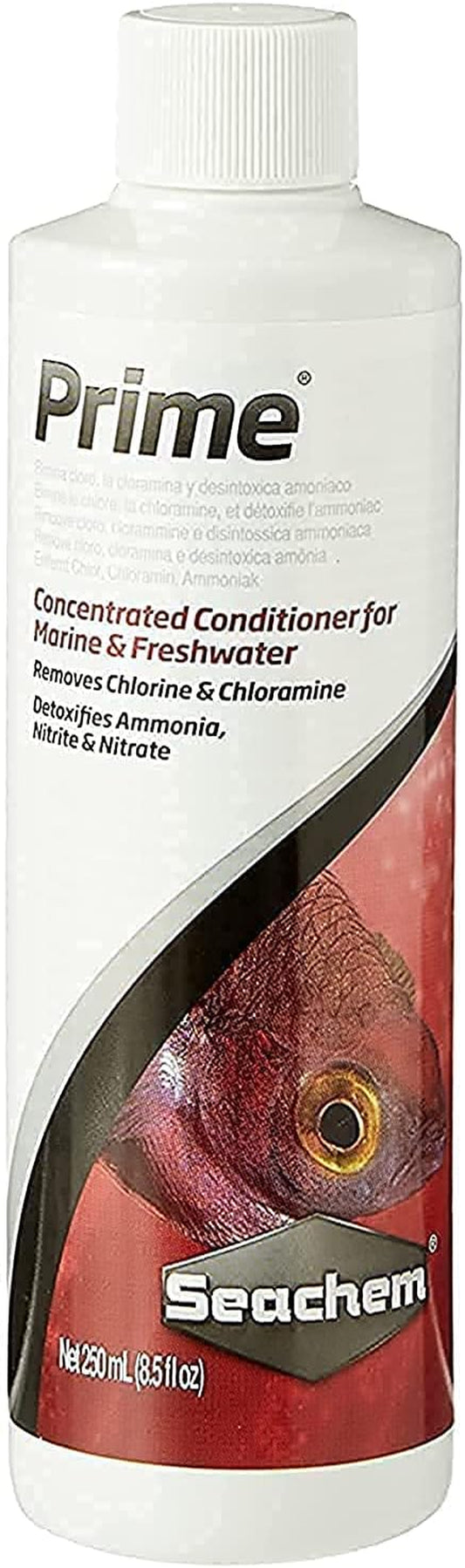 Prime Freshwater and Saltwater Conditioner - Chemical Remover and Detoxifier, 250 mL