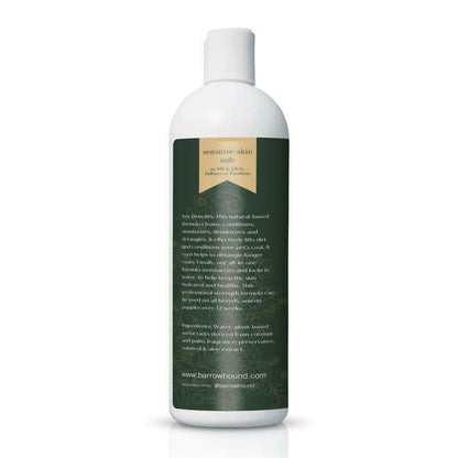 5-in-1 Dog Shampoo for Sensitive Skin – Cleansing, Conditioning, Deodorizing, Moisturizing, and Detangling with Coconut, Oatmeal, and Aloe – 16 Fl Oz