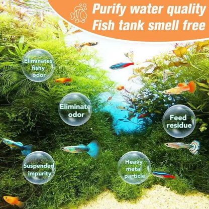 Aquarium Filter Media, Organic Filtration Resin, for Freshwater and Saltwater Fish Tank, Removal Driftwood Tannins Yellow Water 300 Ml 2 Packs