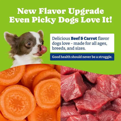 Flea & Tick Prevention for Dogs Chewables, Yoyobay Natural Dog Fleas and Ticks Control Supplement, Dogs Supplement, Natural Shield 5-In-1 Protection, Beef & Carrot Flavor, 70 Soft Chews