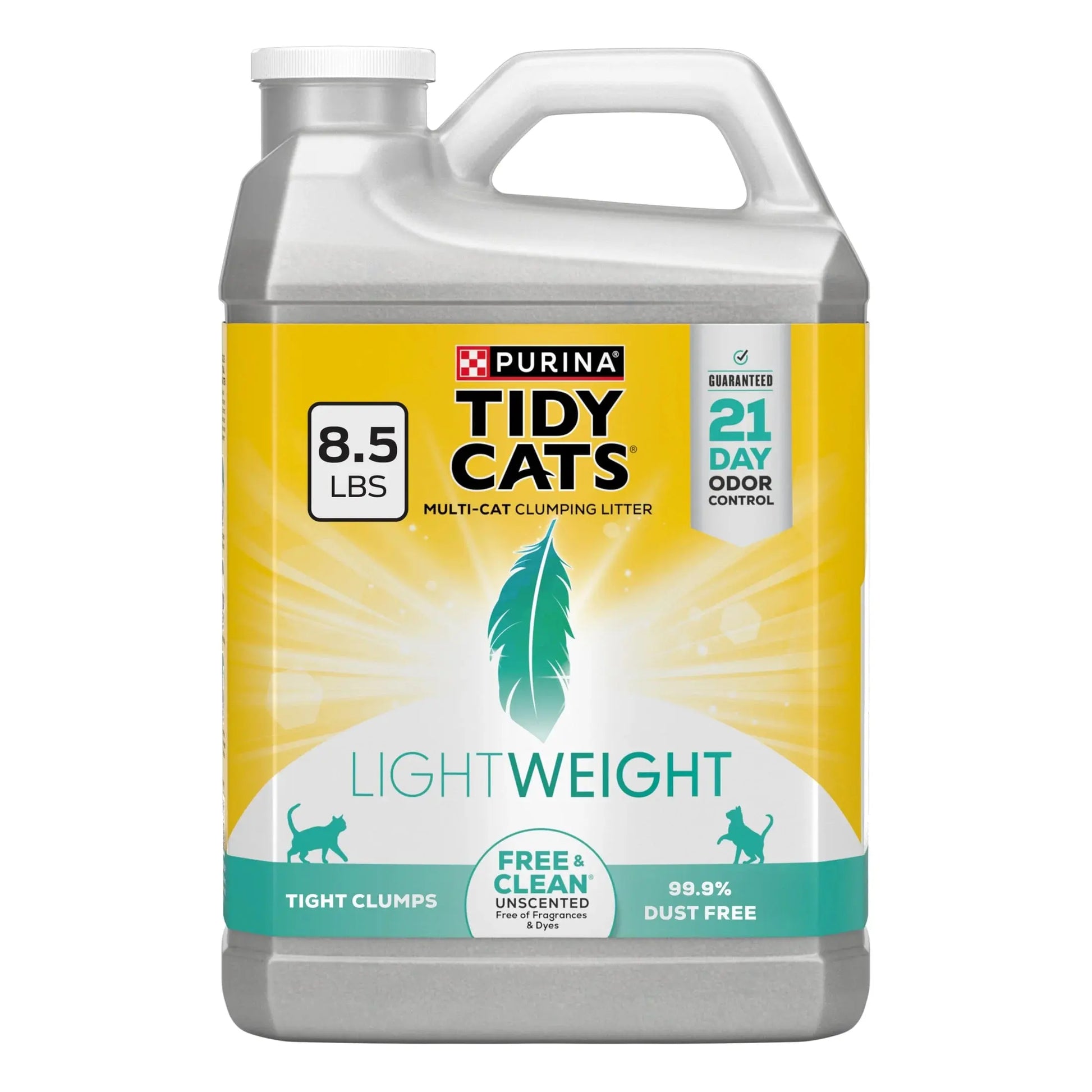(2 Pack) Purina  Lightweight Free and Clean Unscented Clumping Cat Litter