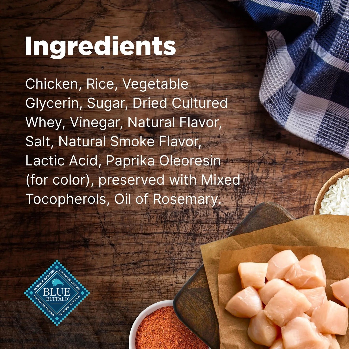 Blue Buffalo  Jerky Cuts Dog Treats Made with Real Chicken, 8-Oz. Bag