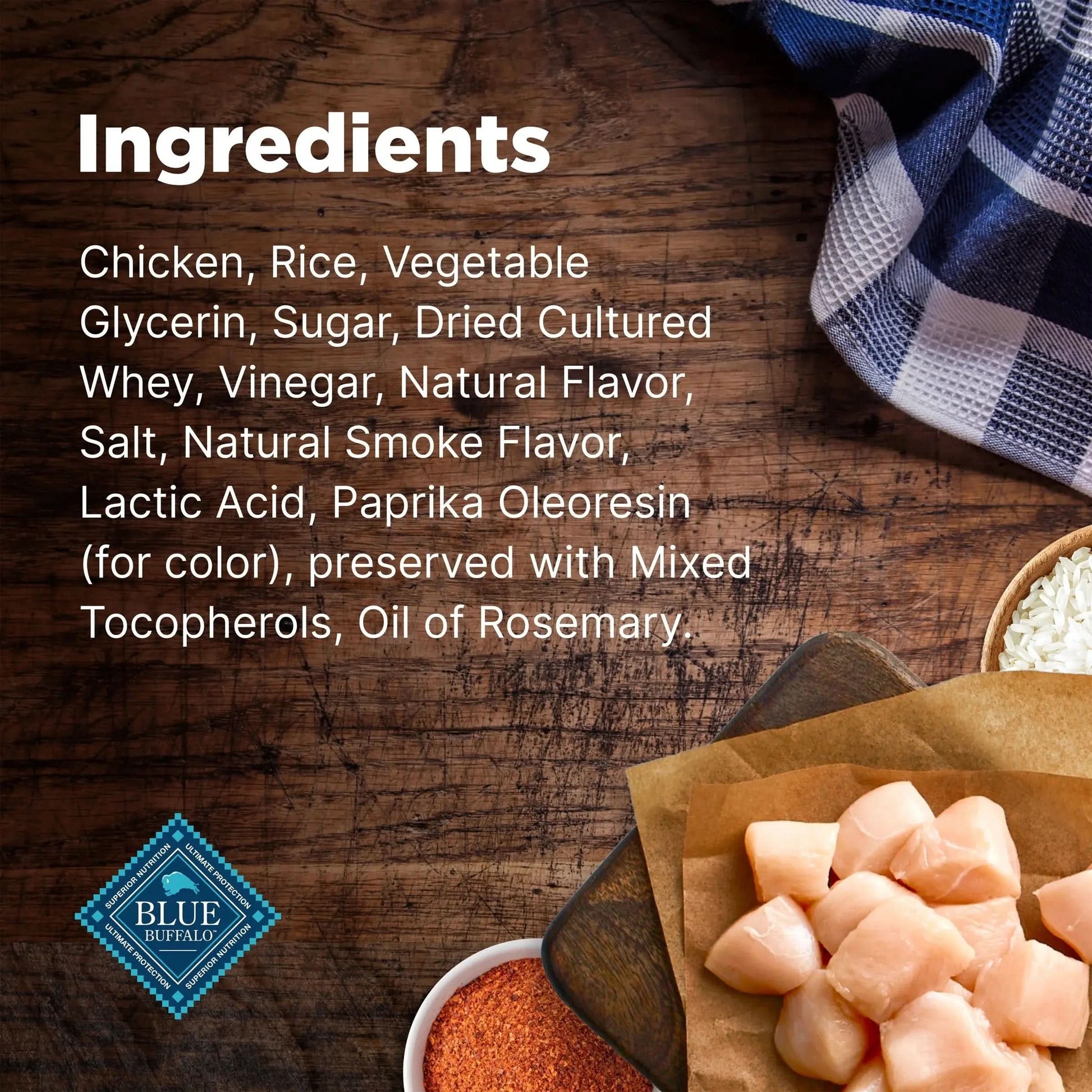 Blue Buffalo  Jerky Cuts Dog Treats Made with Real Chicken, 8-Oz. Bag