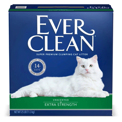Extra Strength Clumping Cat Litter, Unscented, 25 Pounds
