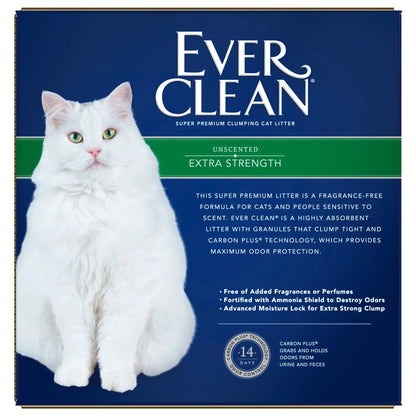 Extra Strength Clumping Cat Litter, Unscented, 25 Pounds
