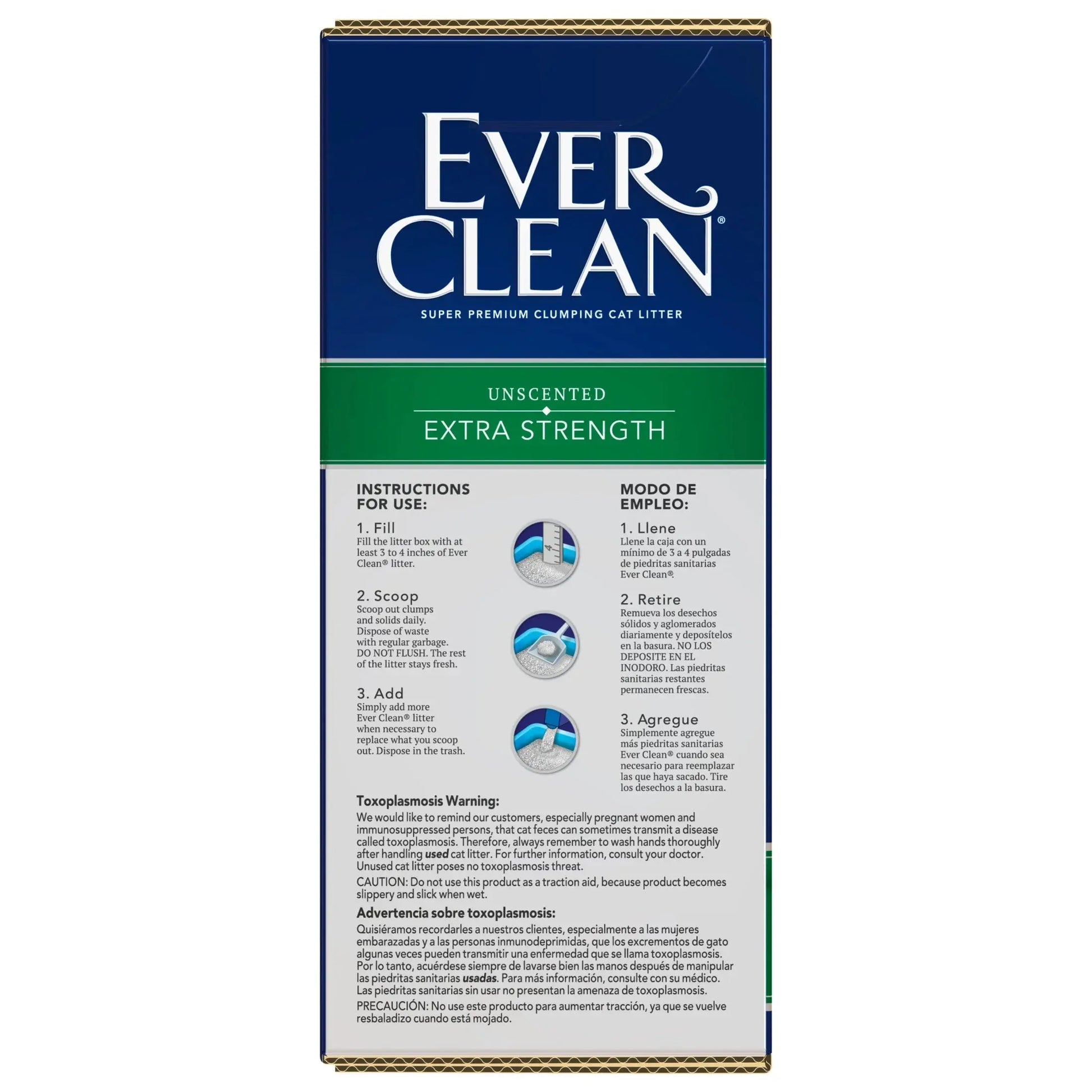 Extra Strength Clumping Cat Litter, Unscented, 25 Pounds