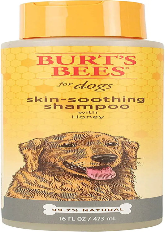 for Pets Natural Skin Soothing Shampoo with Honey - Gentle Formula for All Dogs and Puppies - Ideal for Dry and Sensitive Skin - Made in the USA, 16 Ounces