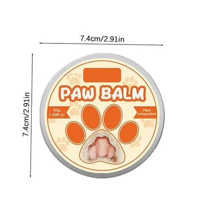 Paw Balm for Dogs and Cats - 50g Moisturizing Cream for Noses and Paws, Lick-Safe Protector for Extreme Weather Conditions
