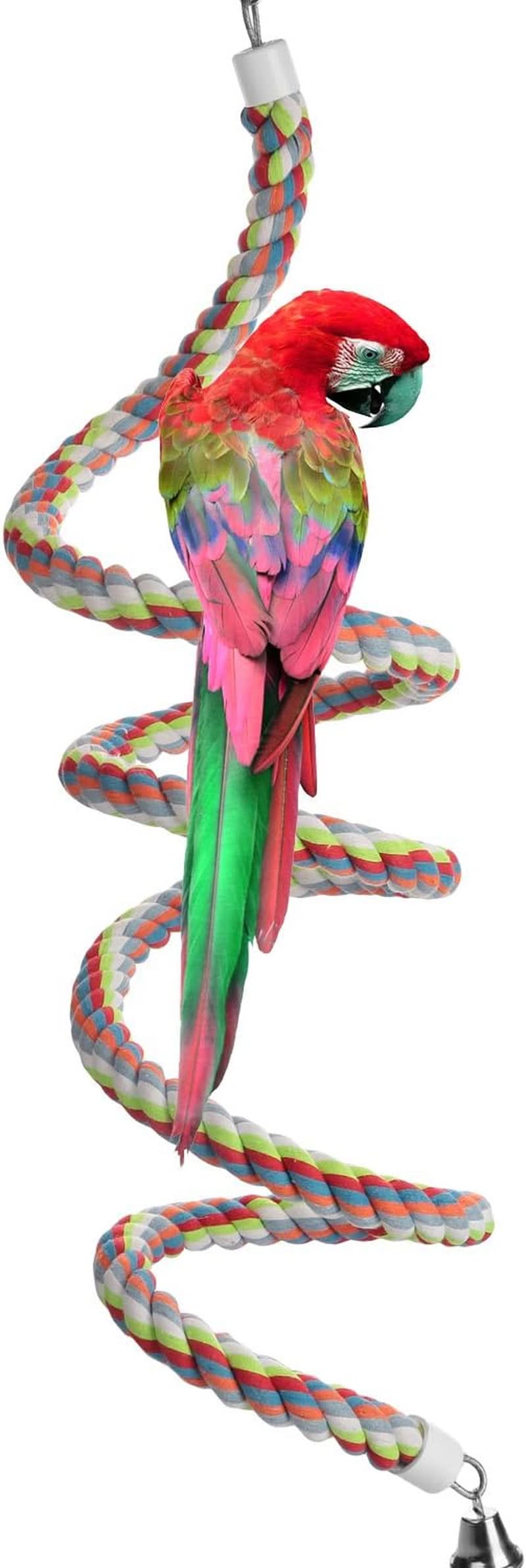 Premium 94.5 Inch Bungee Climbing Ropes for Parrots and Birds