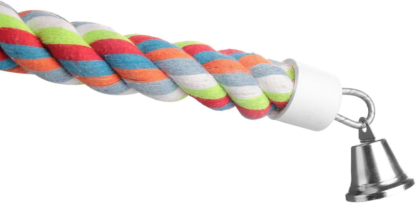 Premium 94.5 Inch Bungee Climbing Ropes for Parrots and Birds
