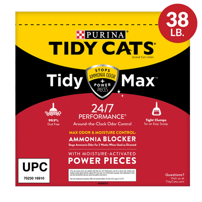 Purina Tidy Cats  Clumping Cat Litter, Odor Control 24/7, 38 Lb. Box