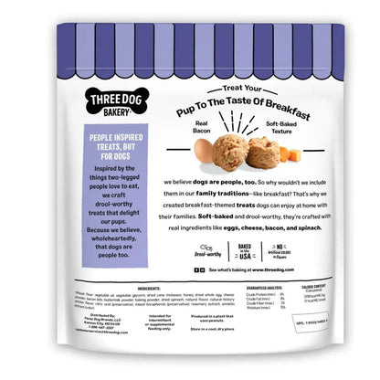 Quiche Bites, Egg, Bacon, Cheese and Spinach Flavored Soft Baked Dog Treats, 25 Oz.