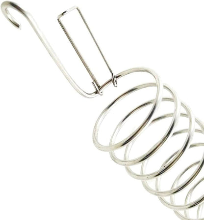 Stainless Steel Bird Food Holder - Foraging Toy for Parrots, 25 cm Long, 82 g Weight, Suitable for Nuts, Fruits, Vegetables, Grains, and Chew Toys for Conures, Parakeets, and Cockatoos