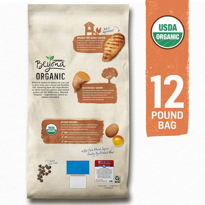 Purina High Protein Adult Dry Cat Food with Organic Chicken, Egg, and Sweet Potato - 12 lb Bag
