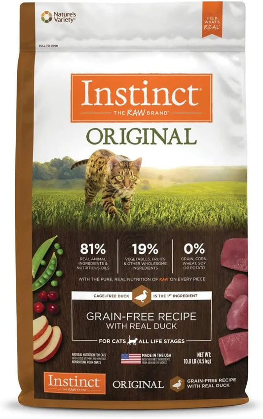 Original Duck Dry Cat Food - 10 lb Bag