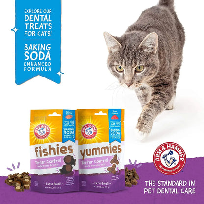 Cat Dental Treats - Tartar Control and Fresh Breath Care for Optimal Feline Dental Health