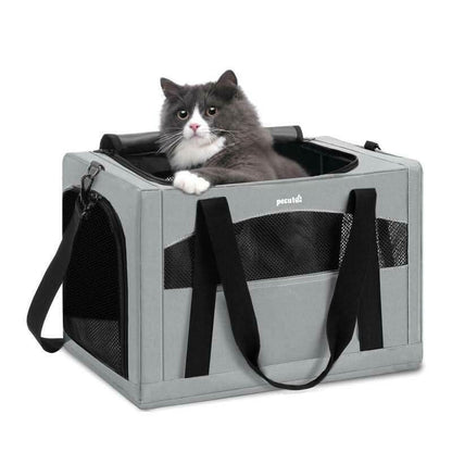 【Labordaysale】Pecute Cat Carrier Stable, Pet Carrier Breathable and Portable, Cat Carriers Bag with Scientific Hidden Partition