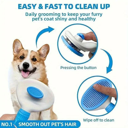 6Pcs Dog Bath Brush Kit with Towel & Washing Gloves, Slicker Hair Grooming Brush for Shedding, Shampoo Scrubber for Dogs and Cats