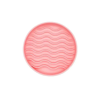 Slow Feed Anti-Slip Bowl for Cats and Puppies - Silicone Food Plate to Prevent Choking and Spills