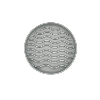 Slow Feed Anti-Slip Bowl for Cats and Puppies - Silicone Food Plate to Prevent Choking and Spills